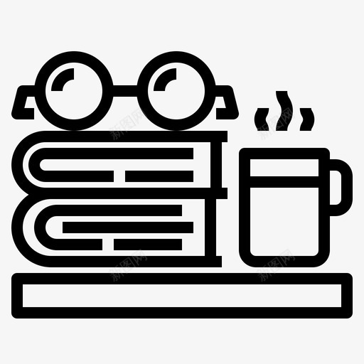 读书教育知识图标svg_新图网 https://ixintu.com 书本教育 学习 教育 知识 读书