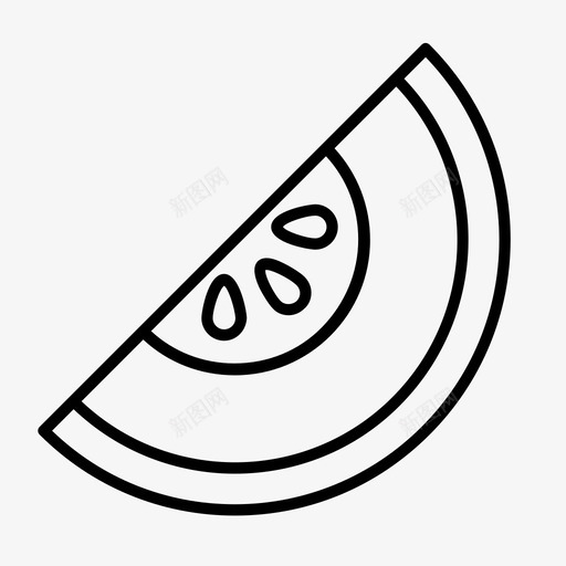 水果食物柠檬图标svg_新图网 https://ixintu.com 柠檬 水果 甜瓜 食物