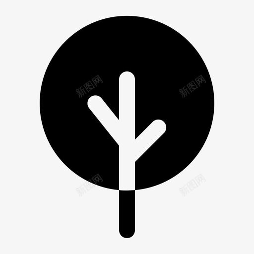 树木自然木材图标svg_新图网 https://ixintu.com 房地产 木材 树木 自然
