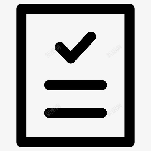 任务检查表完成图标svg_新图网 https://ixintu.com 任务 完成 待办事项列表 检查表