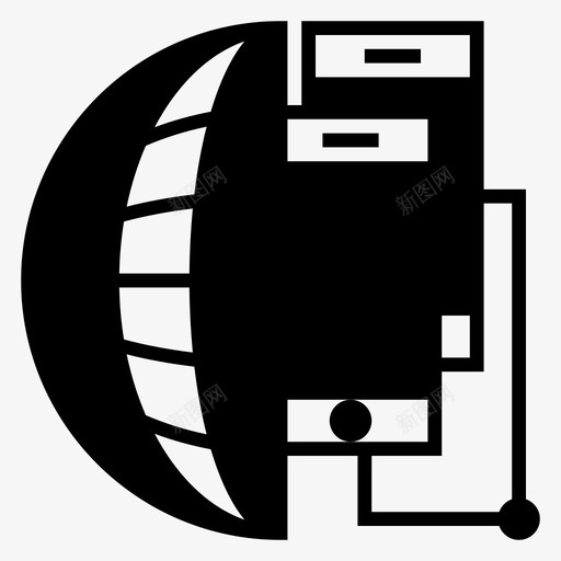 连接移动网络图标svg_新图网 https://ixintu.com 电话 移动 网络 连接