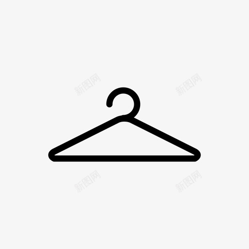 衣架服装衬衫图标svg_新图网 https://ixintu.com 形图 服装 衣架 衬衫 象形
