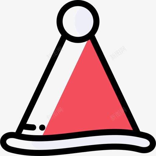 圣诞帽服装派对18颜色省略图标svg_新图网 https://ixintu.com 圣诞帽 服装派对18 颜色省略