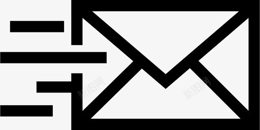 电子邮件帖子发送图标svg_新图网 https://ixintu.com 发送 帖子 电子邮件 网络