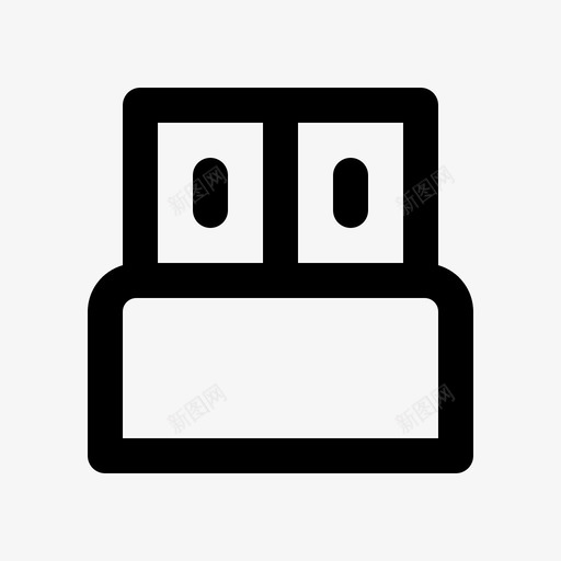 无线设备usb技术图标svg_新图网 https://ixintu.com usb 技术 无线 设备