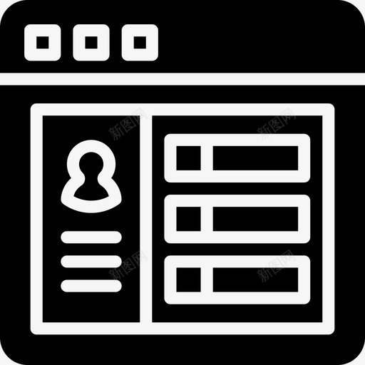 浏览器网页和搜索引擎优化6固体图标svg_新图网 https://ixintu.com 优化 固体 搜索引擎 浏览器 网页