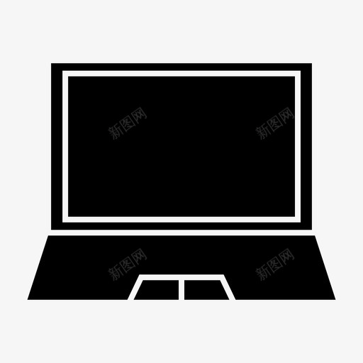 笔记本电脑互联网在线图标svg_新图网 https://ixintu.com 互联网 在线 工作 技术 笔记本电脑 营销