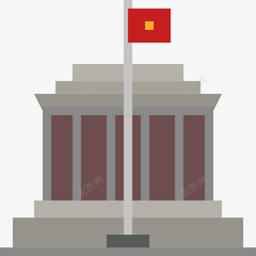 胡志明陵亚洲国家地标性建筑3座平地图标svg_新图网 https://ixintu.com 亚洲国家地标性建筑3座 平地 胡志明陵