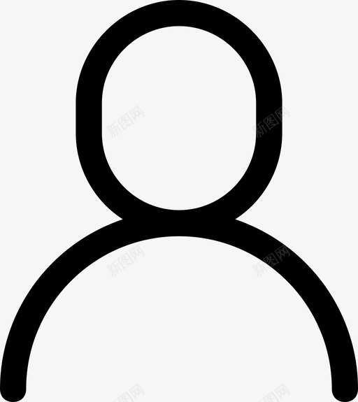 帐户个人配置文件图标svg_新图网 https://ixintu.com 个人 帐户 用户 配置文件