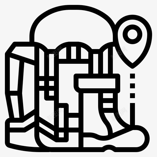 旅游度假旅行者图标svg_新图网 https://ixintu.com 度假 旅游 旅行者 霍比特热线