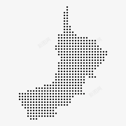 阿曼国家点地图图标svg_新图网 https://ixintu.com 中东 国家 地图 阿曼