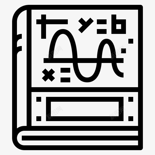 微积分图书馆数学图标svg_新图网 https://ixintu.com 书店 图书馆 学习 微积分 数学