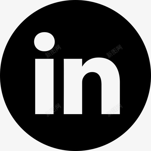 Linkedin社交媒体86循环图标svg_新图网 https://ixintu.com Linkedin 媒体 循环 社交
