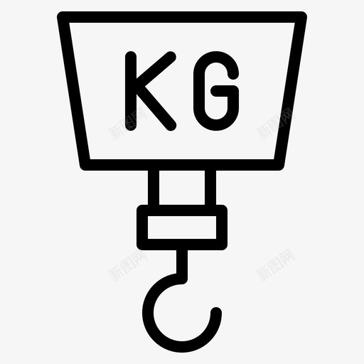 秤交付70线性图标svg_新图网 https://ixintu.com 交付70 秤 线性