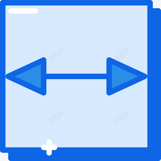 双箭头ui界面30蓝色图标svg_新图网 https://ixintu.com ui界面30 双箭头 蓝色