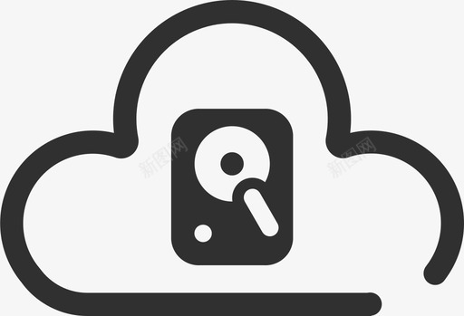 cloud HDsvg_新图网 https://ixintu.com cloud HD 扁平 单色
