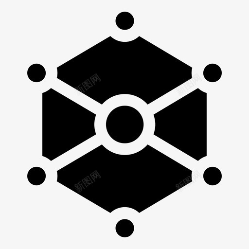 分子实验室医学图标svg_新图网 https://ixintu.com 分子 医学 实验室 科学