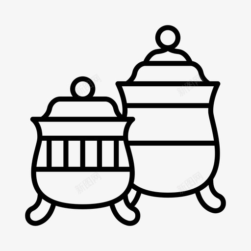 精美瓷器古董陶瓷图标svg_新图网 https://ixintu.com 传家宝 古董 复古 瓷器 精美 老式 陶瓷