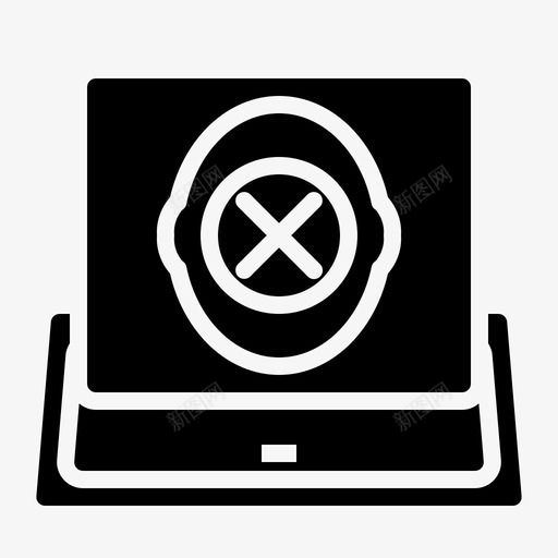 错误应用程序手机图标svg_新图网 https://ixintu.com 在线 应用程序 手机 社交 稳定 计算机 错误