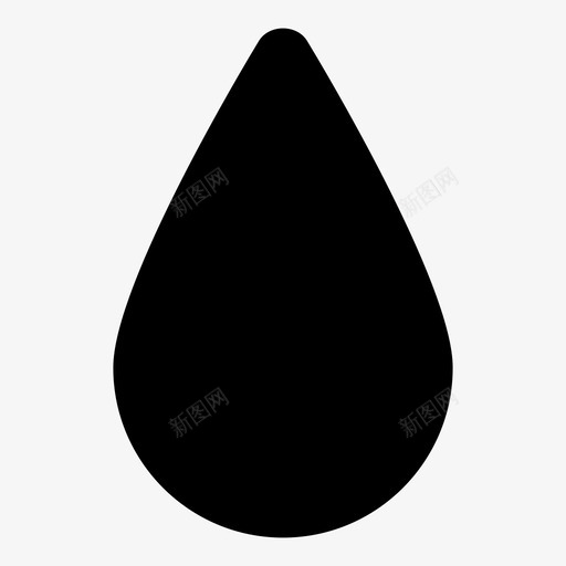 色滴油漆水图标svg_新图网 https://ixintu.com 油漆 色滴