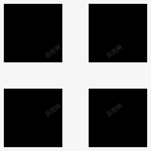 网格块图标svg_新图网 https://ixintu.com 网格