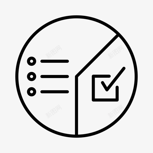 饼图检查表财务图标svg_新图网 https://ixintu.com 检查表 财务 饼图