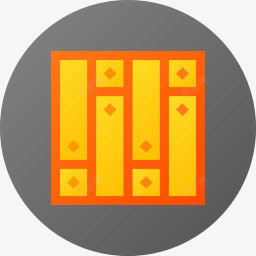 拼花地板建筑27梯度图标svg_新图网 https://ixintu.com 建筑27 拼花地板 梯度