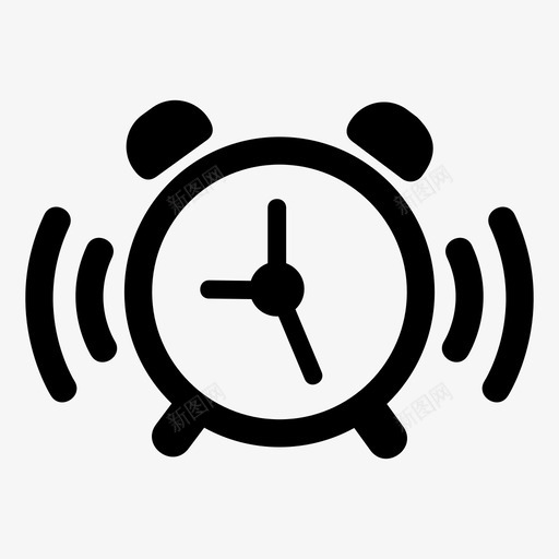 警报警铃通知图标svg_新图网 https://ixintu.com 警报 警铃 通知