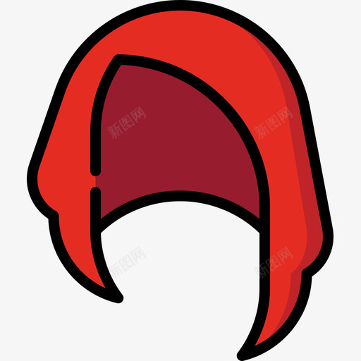 WIGWIGS2线性颜色图标svg_新图网 https://ixintu.com WIG WIGS 线性 颜色