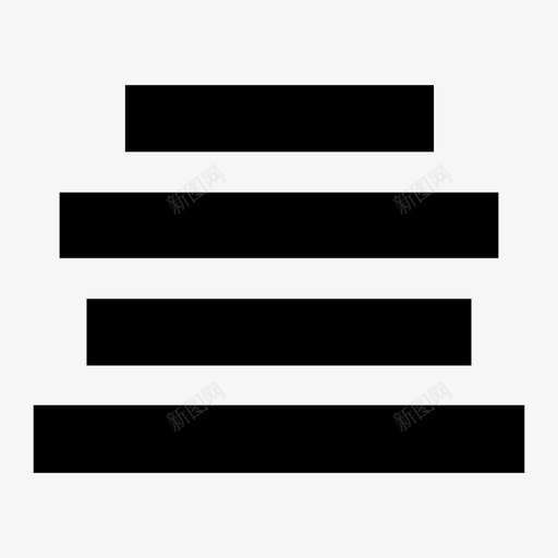 居中对齐段落文本图标svg_新图网 https://ixintu.com 图标 对齐 居中 文本 段落
