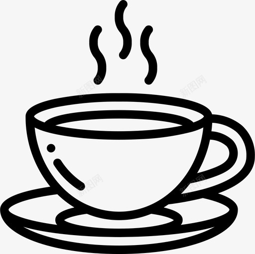 茶杯英国直系图标svg_新图网 https://ixintu.com 直系 英国 茶杯