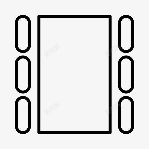 桌子建筑师建筑平面图图标svg_新图网 https://ixintu.com 平面图 建筑 建筑师 桌子 餐厅