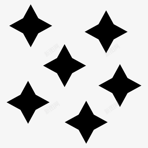 晚安星星们图标svg_新图网 https://ixintu.com 星星 晚安