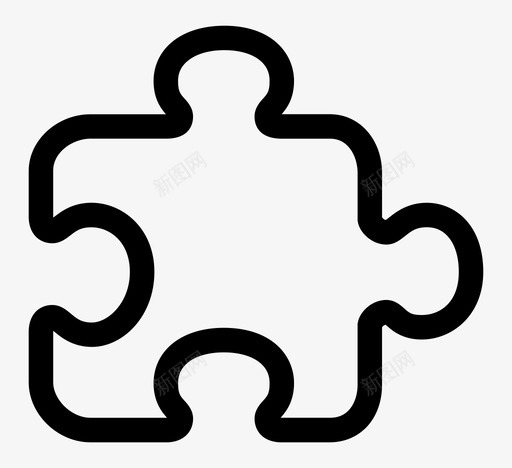 设置选项拼图图标svg_新图网 https://ixintu.com 拼图 界面01 设置 选项