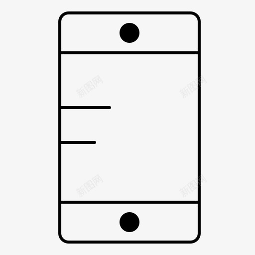 手机学校各种各样的细线图标svg_新图网 https://ixintu.com 各种各样的细线 学校 手机