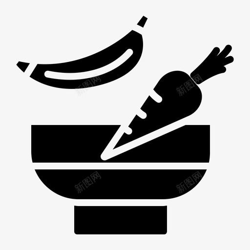 食物健康23固体图标svg_新图网 https://ixintu.com 健康 固体 食物