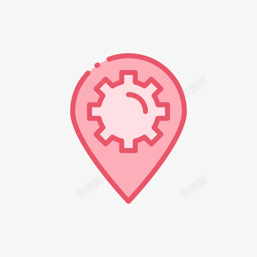 设置地图导航4线性颜色图标svg_新图网 https://ixintu.com 地图导航4 线性颜色 设置