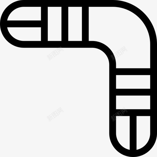 回旋镖澳大利亚6直线型图标svg_新图网 https://ixintu.com 回旋 澳大利亚 直线 线型