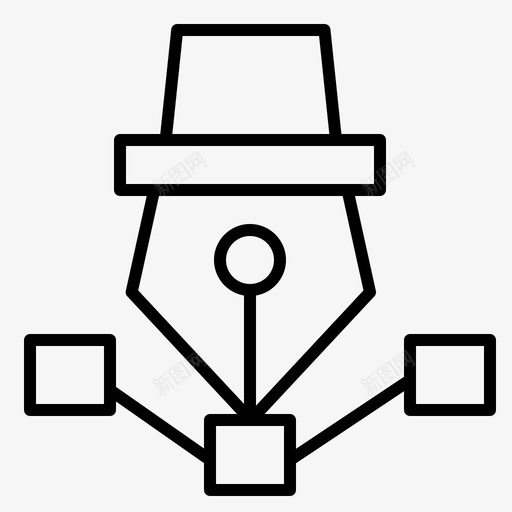 笔艺术图标svg_新图网 https://ixintu.com 大纲 常规 绘图 网页设计 艺术 设计