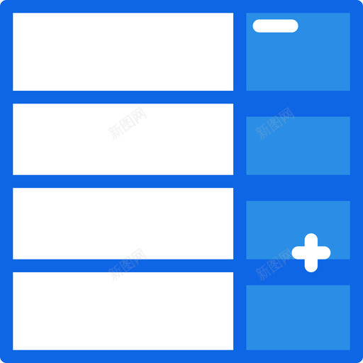 网格ui界面30蓝色图标svg_新图网 https://ixintu.com ui 界面 网格 蓝色