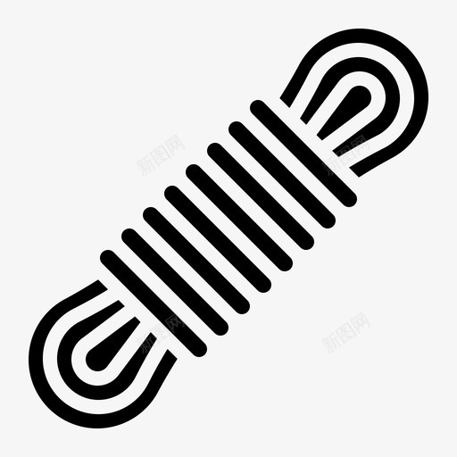 绳索露营119填充图标svg_新图网 https://ixintu.com 填充 绳索 露营