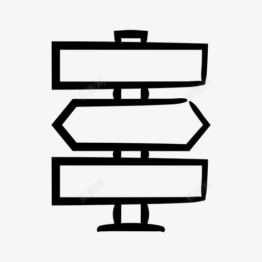 路标广告牌标语牌图标svg_新图网 https://ixintu.com 广告牌 招牌 标牌 标牌涂鸦 标语牌 路标