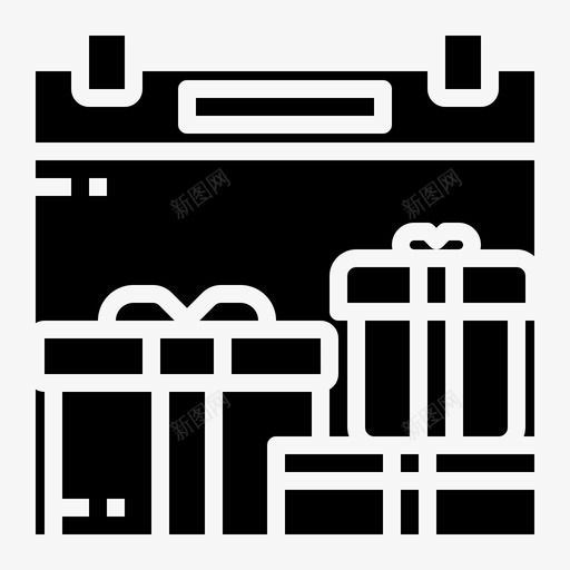 派对礼物23实心图标svg_新图网 https://ixintu.com 实心 派对 礼物
