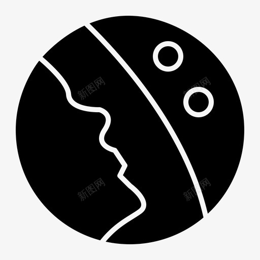 皮肤科干性皮肤皮肤护理图标svg_新图网 https://ixintu.com 干性皮肤 皮肤护理 皮肤科 皮肤立体纹