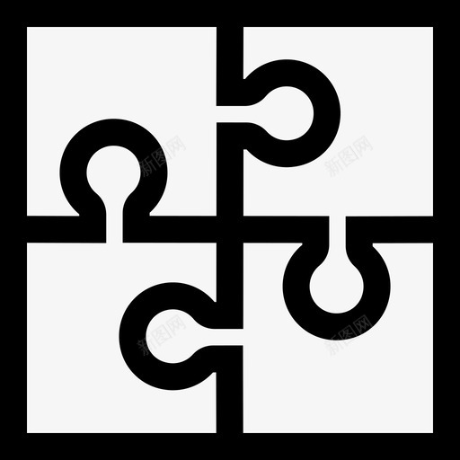 益智游戏儿童玩具7线性图标svg_新图网 https://ixintu.com 儿童玩具7 益智游戏 线性