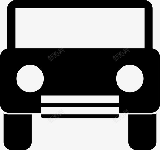 吉普车汽车越野车图标svg_新图网 https://ixintu.com 交通工具 吉普车 汽车 货车 越野车 车辆