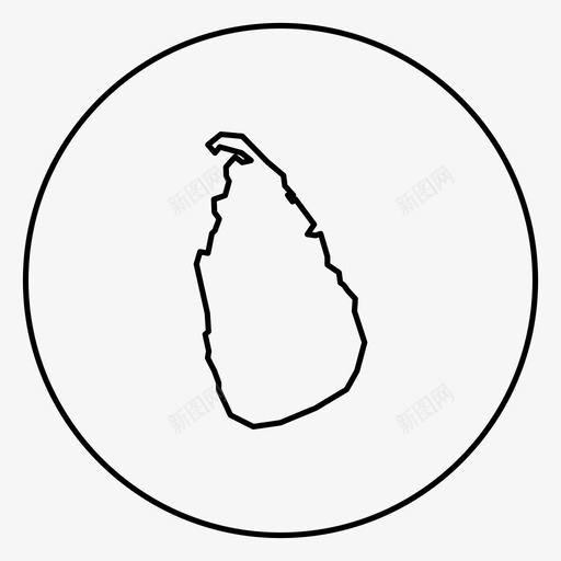 斯里兰卡地图亚洲科伦坡图标svg_新图网 https://ixintu.com 亚洲 地图 斯里兰卡 科伦坡