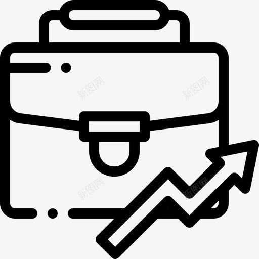 投资组合职务晋升14线性图标svg_新图网 https://ixintu.com 投资组合 线性 职务晋升14