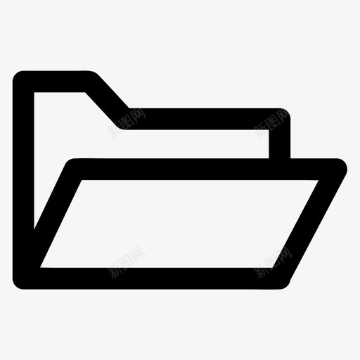 打开文件夹数据文件图标svg_新图网 https://ixintu.com web 存储 打开文件夹 数据 文件