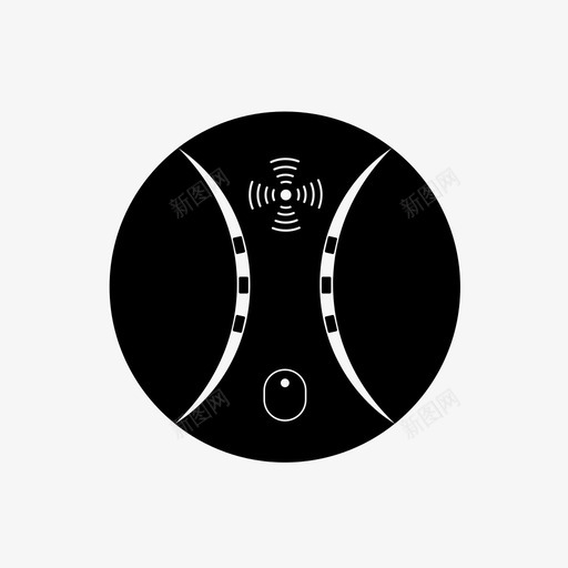 烟雾报警器svg_新图网 https://ixintu.com 烟雾报警器